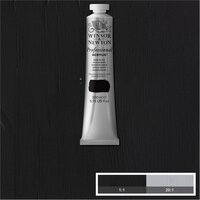 Mars Black Professional Acrylic Winsor &amp; Newton 200 ml Kleur 386