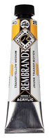 Transparantgeel Middel Rembrandt Acrylverf Talens 40 ML Kleur 272