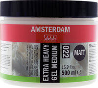 Extra Heavy Gel Medium Mat Amsterdam Emmer 500 ML (022)