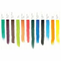 12 kleuren in halve napjes Inktense Paint Pan Travel Set #1 van Derwent