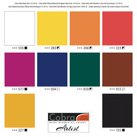 10 x 40 ML Value pack Cobra Artist watermengbare olieverf set