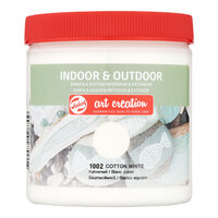 Katoenwit Art Creation Binnen &amp; Buiten acrylverf 250 ML Kleur 1002