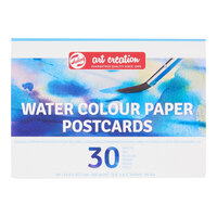 Art Creation Aquarelpapier (Postkaart) 1-zijdig gelijmd 30 vellen 200 gram 10,5 x 14,8 cm