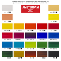 24 x 20 ML Algemene Selectie Amsterdam Standard Series Acrylverf
