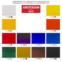 12 x 20 ML Algemene Selectie Amsterdam Standard Series Acrylverf 12 x 20 ml
