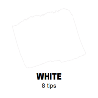 White Conische punt Posca Acrylverf Marker PC1MC Kleur 1
