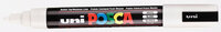 White Conische punt Posca Acrylverf Marker PC5M Kleur 1