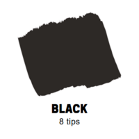Black Schuin afgeslepen punt Posca Acrylverf Marker PC17K Kleur 24