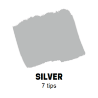 Silver Conische punt Posca Acrylverf Marker PC5M Kleur 26