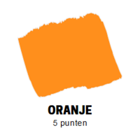Orange Conische punt Posca Acrylverf Marker PC1MC Kleur 4