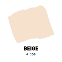 Beige Conische punt Posca Acrylverf Marker PC3M Kleur 45