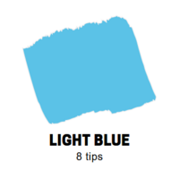 Light Blue Gekalibreerde punt Posca Acrylverf Marker PC1MR Kleur 8