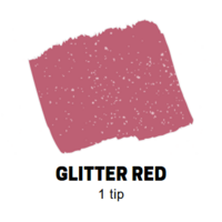 Glitter Red Conische punt Posca Acrylverf Marker PC3ML Kleur L15