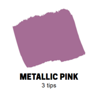 Metallic Pink Gekalibreerde punt Posca Acrylverf Marker PC1MR Kleur M13