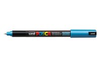 Metallic Blue Gekalibreerde punt Posca Acrylverf Marker PC1MR Kleur M33