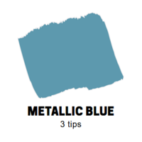 Metallic Blue Conische punt Posca Acrylverf Marker PC5M Kleur M33
