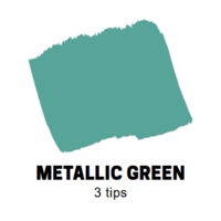 Metallic Green Conische punt Posca Acrylverf Marker PC5M Kleur M6
