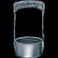 Penselen spoelbakje 10,0cm, aluminium