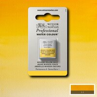Winsor Yellow Deep Serie 1 Professional Watercolour Half Napje van Winsor &amp; Newton Kleur 731