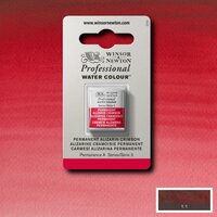 Permanent Alizarin Crimson Serie 3 Professional Watercolour Half Napje van Winsor &amp; Newton Kleur 466