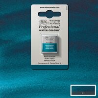 Aqua Green Serie 3 Professional Watercolour Half Napje van Winsor &amp; Newton Kleur 697