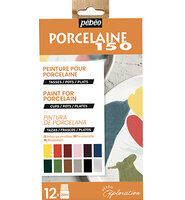 12 x 20 ml Set Exploration, gloss, No2 Porcelaine 150 van Pebeo