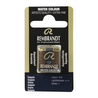 Sepia (S 1) Rembrandt Aquarelverf Napje Kleur 416