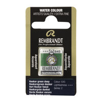Hookersgroen Donker (S 2) Rembrandt Aquarelverf Napje Kleur 645