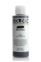 Beenzwart Golden Fluid Acrylverf Flacon 118 ML Serie 1 Kleur 2010
