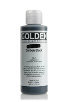 Koolstofzwart Golden Fluid Acrylverf Flacon 118 ML Serie 1 Kleur 2040