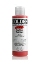 Naftolrood Licht Golden Fluid Acrylverf Flacon 118 ML Serie 5 Kleur 2210