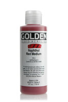 Naftolrood Middel Golden Fluid Acrylverf Flacon 118 ML Serie 5 Kleur 2220