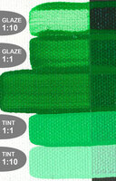 Permanentgroen Licht Golden Fluid Acrylverf Flacon 118 ML Serie 4 Kleur 2250
