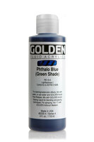 Phtaloblauw Groenachtig Golden Fluid Acrylverf Flacon 118 ML Serie 4 Kleur 2255