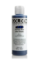 Phtaloblauw Roodachtig Golden Fluid Acrylverf Flacon 118 ML Serie 4 Kleur 2260