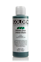 Phtalogroen Geelachtig Golden Fluid Acrylverf Flacon 118 ML Serie 4 Kleur 2275