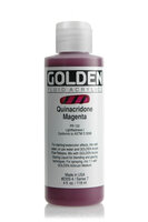 Quinacridone Magenta Golden Fluid Acrylverf Flacon 118 ML Serie 7 Kleur 2305