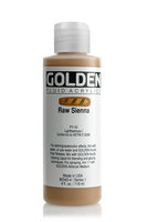 Sienna Naturel Golden Fluid Acrylverf Flacon 118 ML Serie 1 Kleur 2340
