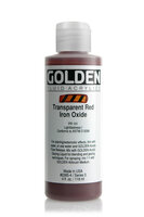 Ijzeroxydrood Transparant Golden Fluid Acrylverf Flacon 118 ML Serie 3 Kleur 2385