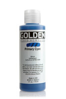 Primair Cyaan Golden Fluid Acrylverf Flacon 118 ML Serie 2 Kleur 2420