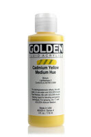 Cadmiumgeel Middel Imit. Golden Fluid Acrylverf Flacon 118 ML Serie 4 Kleur 2428