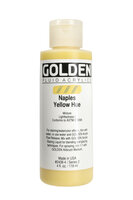 (Historisch) - Napelsgeel Imit. Golden Fluid Acrylverf Flacon 118 ML Serie 2 - H Kleur 2438