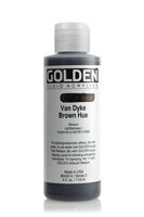 (Historisch) - Vandijck Bruin Imit. Golden Fluid Acrylverf Flacon 118 ML Serie 3 - H Kleur 2442