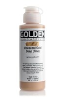 Iridescent Goud donker (fijn) Golden Fluid Acrylverf Flacon 118 ML Serie 7 Kleur 2455
