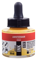 Napelsgeel donker Acryl Inkt Amsterdam 30 ML Kleur 223