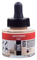 Napels Geel Rood licht Acryl Inkt Amsterdam 30 ML Kleur 292
