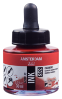 Karmijn Acryl Inkt Amsterdam 30 ML Kleur 318
