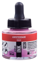 Quinacridone Rose Licht Acryl Inkt Amsterdam 30 ML Kleur 385