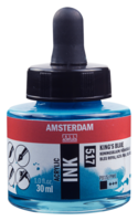 Koningsblauw Acryl Inkt Amsterdam 30 ML Kleur 517