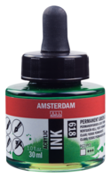 Permanent Groen licht Acryl Inkt Amsterdam 30 ML Kleur 618